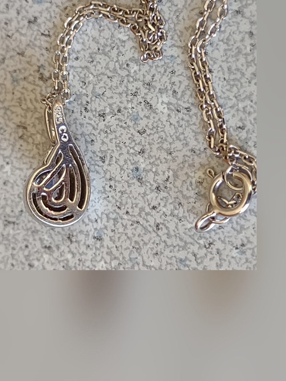 Firm Final Price!*Dainty Tanzanite Necklace - Picture 2 of 4